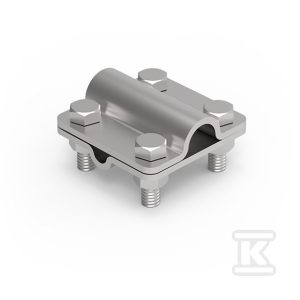 Złącze uniwersalne Ni 2-elementowe 60×60 DR8/pręt16 21400605 Złącze uniwersalne Ni 2-elementowe 60×60 DR8/pręt16 21400605