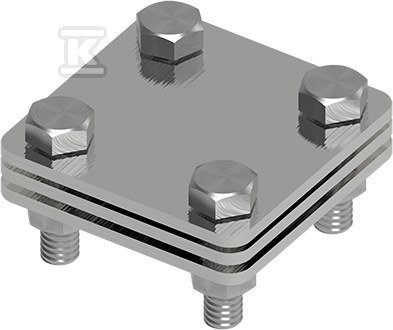 Złącze uniwersalne Ni 3-elementowe 60x60 bed/bed 21401105 - obrazek 1
