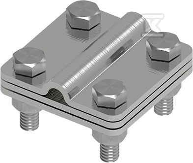 Złącze uniwersalne Ni 3-elementowe 60x60 bed/DR8 21401205 - obrazek 1