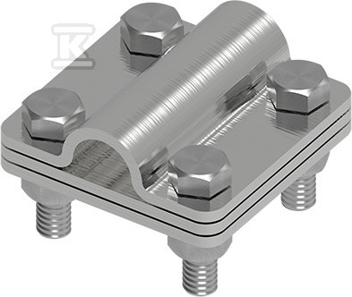 Złącze uniwersalne Ni 3-elementowe 60x60 bed/pręt16 21401305 - obrazek 1