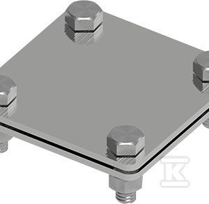 Złącze uniwersalne Ni 2-elementowe 80×80 bed/bed 21500105 Złącze uniwersalne Ni 2-elementowe 80×80 bed/bed 21500105