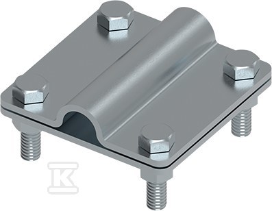 OC Złącze uniwersalne 2-elementowe 80X80 bed/pręt16 21500301 - obrazek 1