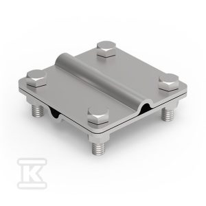 Złącze uniwersalne Ni 2-elementowe 80×80 DR8/DR8 21500405 Złącze uniwersalne Ni 2-elementowe 80×80 DR8/DR8 21500405