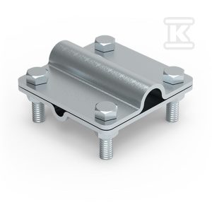 OC Złącze uniwersalne 2-elementowe 80X80 DR8/pręt16 21500601 OC Złącze uniwersalne 2-elementowe 80X80 DR8/pręt16 21500601