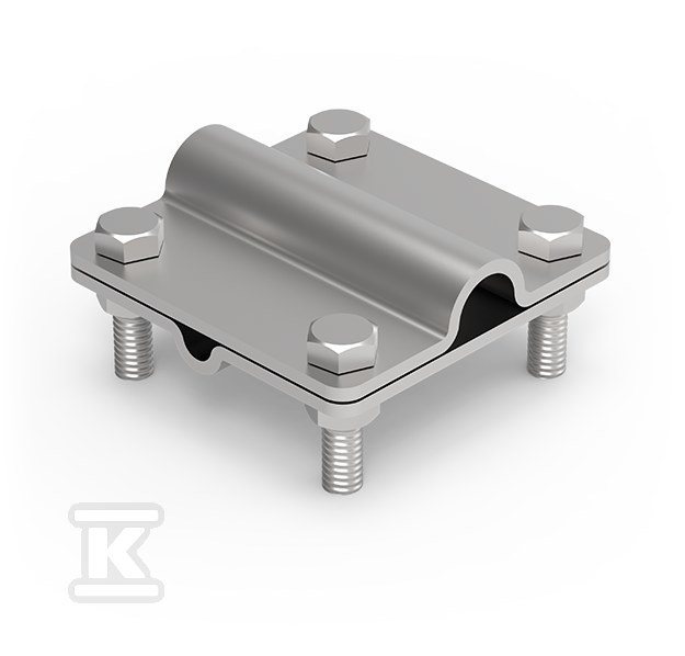 Złącze uniwersalne Ni 2-elementowe 80x80 DR8/pręt16 21500605 - obrazek 1