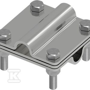 Złącze uniwersalne Ni 3-elementowe 80×80 pręt16/pręt16 21501505 Złącze uniwersalne Ni 3-elementowe 80×80 pręt16/pręt16 21501505