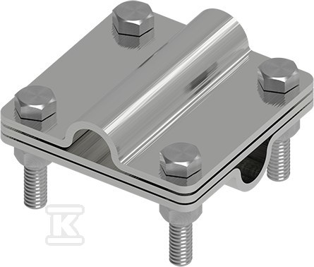 Złącze uniwersalne Ni 3-elementowe 80x80 pręt16/pręt16 21501505 - obrazek 1