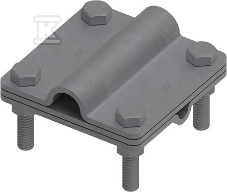 Złącze uniwersalne 3-elementowe OG - 80x80 DR8/pręt16 21501602 - obrazek 1