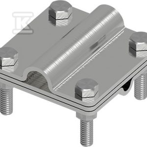Złącze uniwersalne Ni 3-elementowe 80×80 DR8/pręt16 21501605 Złącze uniwersalne Ni 3-elementowe 80×80 DR8/pręt16 21501605