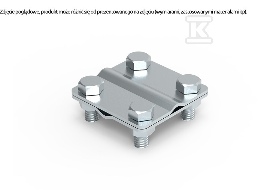 Złącze krzyżowe Ni 4-otworowe 90100105 - obrazek 1
