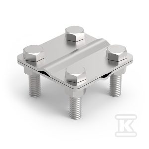 Złącze krzyżowe Ni 4-otworowe 8/30 nierdzewne 90100205 Złącze krzyżowe Ni 4-otworowe 8/30 nierdzewne 90100205