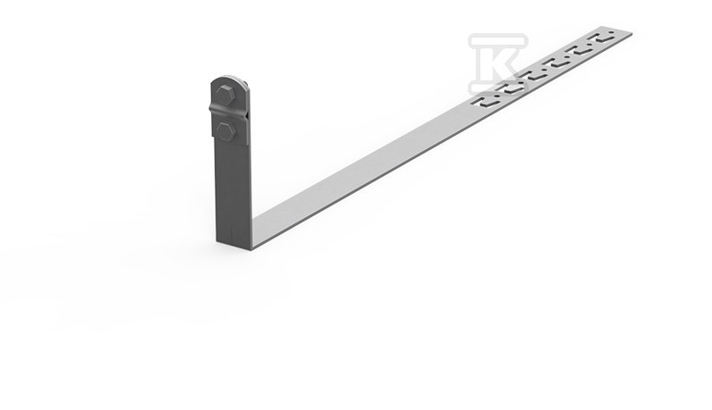 Uchwyt pod dachówkę - OG L-450/z zaczepem/100/skręcany 91003502 - obrazek 1