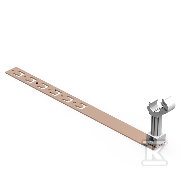 Uchwyt pod dachówkę L-330/z zacz 10.2z/plastik CU 10.2/Z/P CU - obrazek 1