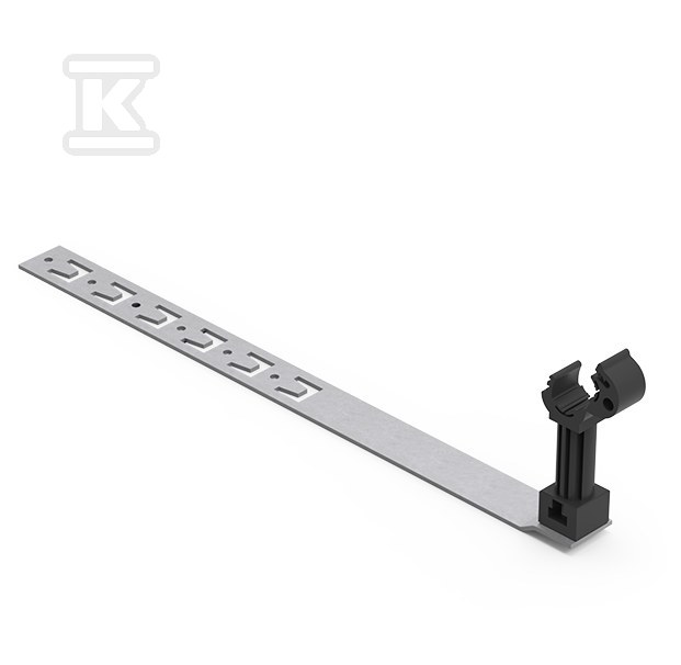 Uchwyt pod dachówkę - OG L-330/Z zaczepami /P PL 9005 91003732 - obrazek 1
