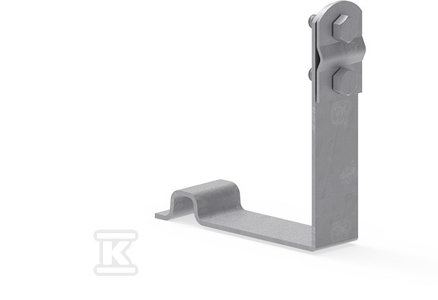 Uchwyt pod dachówkę - OG z zamkiem Brass 91009602 - obrazek 1