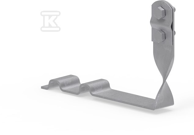 Uchwyt pod dachówkę - OG z zamkiem //100 Koramic L25 91109402 - obrazek 1