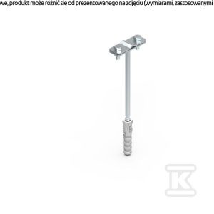 Uchwyt z kołkiem fi 12 L-400 OC 91200601 Uchwyt z kołkiem fi 12 L-400 OC 91200601