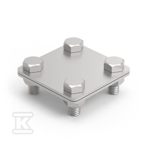 Złącze uniwersalne odgałęźne Ni V4A 57×57 91400755 Złącze uniwersalne odgałęźne Ni V4A 57×57 91400755
