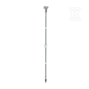 Uziom kompletny 3-metrowy OC 1500mm 94123001 Uziom kompletny 3-metrowy OC 1500mm 94123001