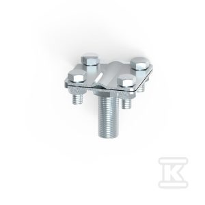 Zacisk wkręcany do pręta uziomowego fi20 ocynkowany 94211201 Zacisk wkręcany do pręta uziomowego fi20 ocynkowany 94211201