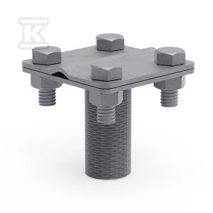 Zacisk wkręcany do pręta uziomowego TERRA-GROM fi20 ocynk ogniowy 94241202 Zacisk wkręcany do pręta uziomowego TERRA-GROM fi20 ocynk ogniowy 94241202