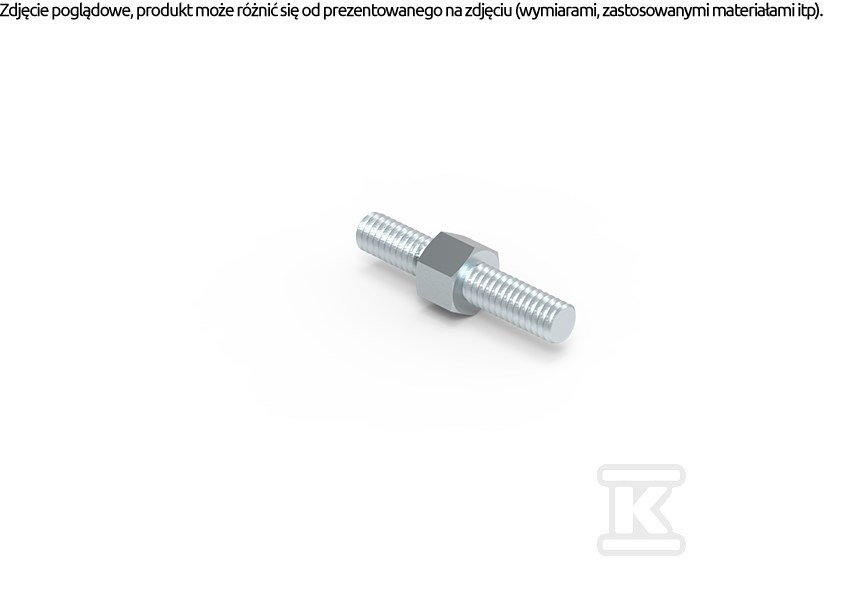 Łącznik prosty OC M8 98100101 - obrazek 1