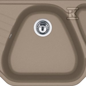 Zlewozmywak wbudowywany Fragranit+ Antea AZG 661-E Cappuccino 114.0676.227