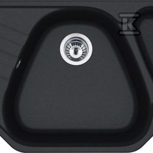 Zlewozmywak wbudowywany Fragranit+ Antea AZG 661-E Onyx 114.0676.226