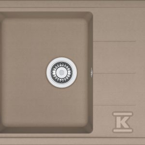 Zlewozmywak wbudowywany Fragranit+ Basis BFG 611-62 Cappuccino 114.0676.301 Zlewozmywak wbudowywany Fragranit+ Basis BFG 611-62 Cappuccino 114.0676.301