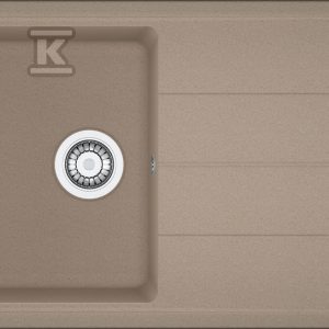 Zlewozmywak wbudowywany Fragranit+ Basis BFG 611 Cappuccino 114.0676.294