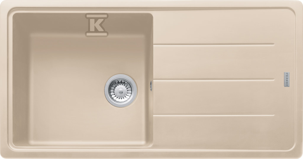 Zlewozmywak wbudowywany Fragranit+ Basis BFG 611-97 Beżowy 114.0676.285 - obrazek 1