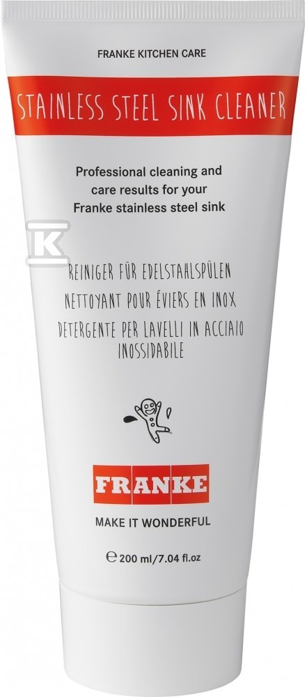 Środek do codziennej pielęgnacji zlewozmywaków stalowych Franke Stainless steel cleaner 112.0530.237