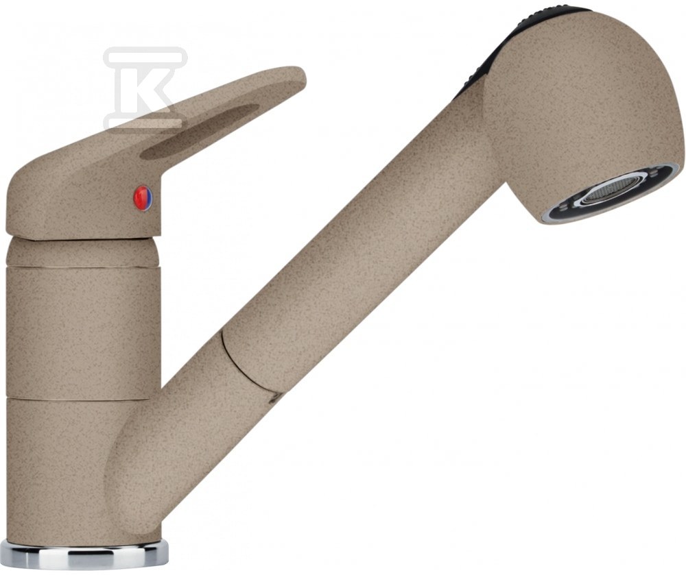 Bateria zlewozmywakowa Prince II pull-out spray Cappuccino 115.0470.666 - obrazek 1