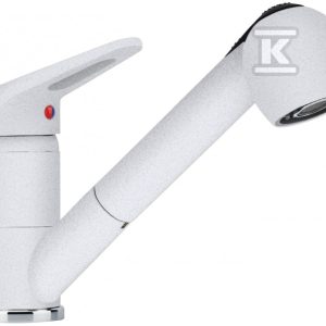 Bateria zlewozmywakowa Prince II pull-out spray Biały Polarny 115.0470.669 Bateria zlewozmywakowa Prince II pull-out spray Biały Polarny 115.0470.669
