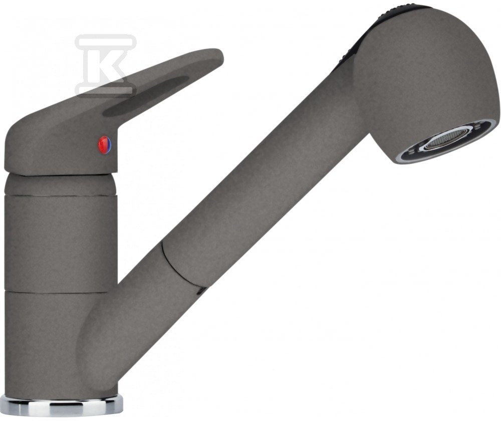 Bateria zlewozmywakowa Prince II pull-out spray Kamienny Szary 115.0470.670 - obrazek 1