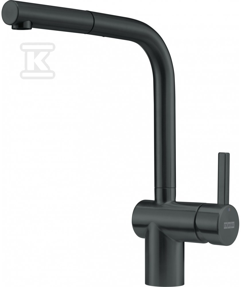 Bateria zlewozmywakowa Atlas Neo pull-out Czarna stal szlachetna 115.0550.427 - obrazek 1