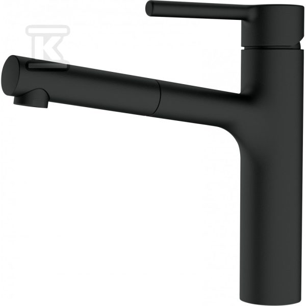 Bateria zlewozmywakowa Centro pull-out Czarny mat 115.0621.592