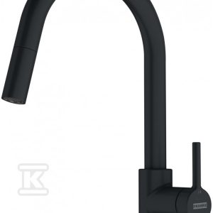 Bateria zlewozmywakowa Lina J pull-out Czarny mat 115.0626.053 Bateria zlewozmywakowa Lina J pull-out Czarny mat 115.0626.053