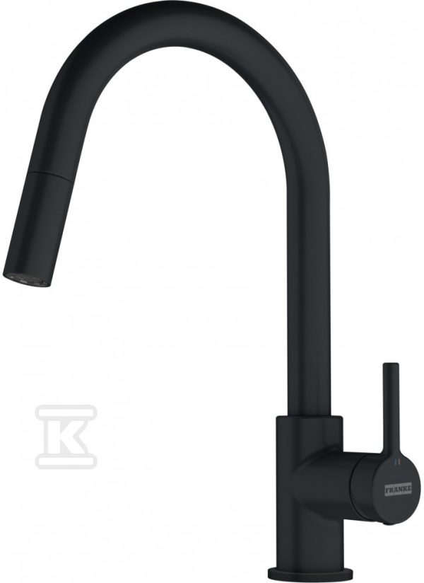 Bateria zlewozmywakowa Lina J pull-out Czarny mat 115.0626.053