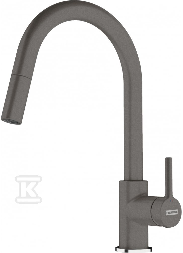 Bateria zlewozmywakowa Lina J pull-out Kamienny Szary 115.0626.057 - obrazek 1