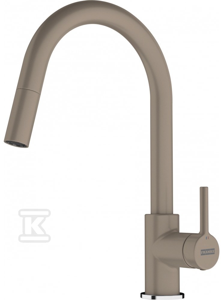 Bateria zlewozmywakowa Lina J pull-out Cappuccino 115.0626.084 - obrazek 1