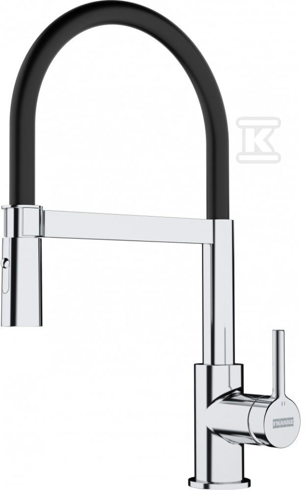 Bateria zlewozmywakowa Lina semi-pro Chrom/czarny 115.0626.085