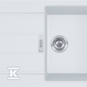 Zlewozmywak wbudowywany Tectonite® Sirius S2D 611-78 Biały Polarny 143.0612.628 Zlewozmywak wbudowywany Tectonite® Sirius S2D 611-78 Biały Polarny 143.0612.628