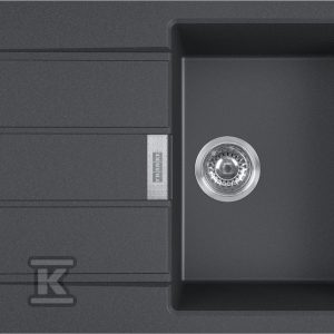 Zlewozmywak wbudowywany Tectonite® Sirius S2D 611-78 Onyx 143.0612.629 Zlewozmywak wbudowywany Tectonite® Sirius S2D 611-78 Onyx 143.0612.629