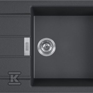 Zlewozmywak wbudowywany Tectonite® Sirius S2D 611-78 XL Onyx 143.0618.577 Zlewozmywak wbudowywany Tectonite® Sirius S2D 611-78 XL Onyx 143.0618.577