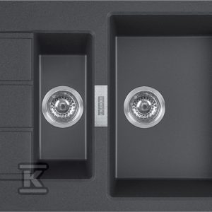 Zlewozmywak wbudowywany Tectonite® Sirius S2D 651-78 Kamienny Szary 143.0618.687 Zlewozmywak wbudowywany Tectonite® Sirius S2D 651-78 Kamienny Szary 143.0618.687