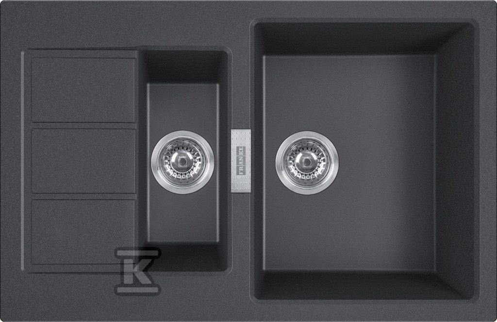 Zlewozmywak wbudowywany Tectonite® Sirius S2D 651-78 Kamienny Szary 143.0618.687 - obrazek 1
