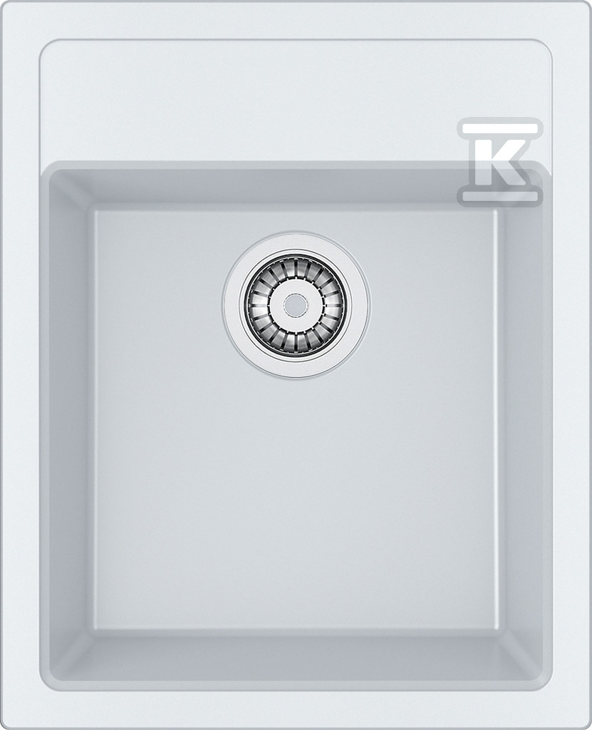 Zlewozmywak wbudowywany Tectonite® Sirius SID 610-40 Biały Polarny 114.0496.101 - obrazek 1