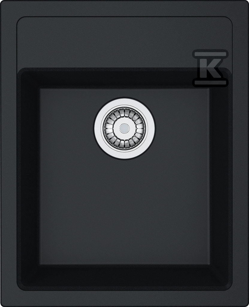 Zlewozmywak wbudowywany Tectonite® Sirius SID 610-40 Onyx 114.0496.104 - obrazek 1