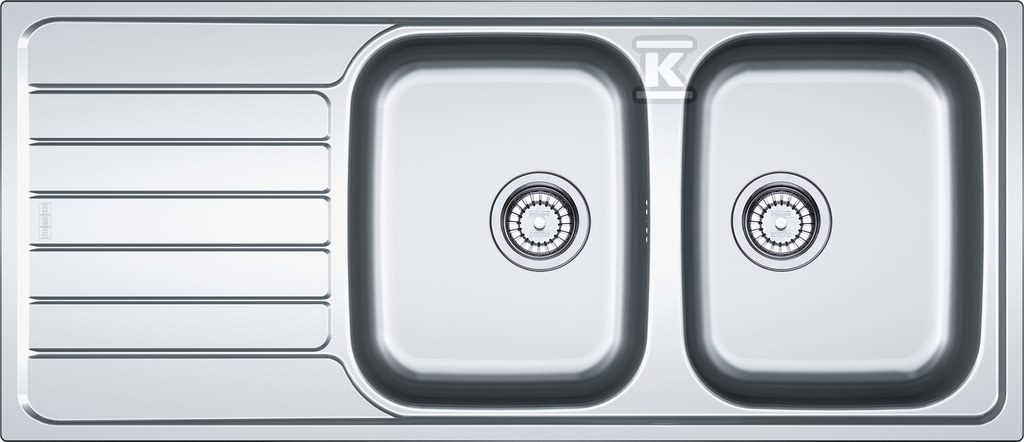 Zlewozmywak wbudowywany stalowy Smart SKX 621 Stal szlachetna szczotkowana 101.0592.563 - obrazek 1
